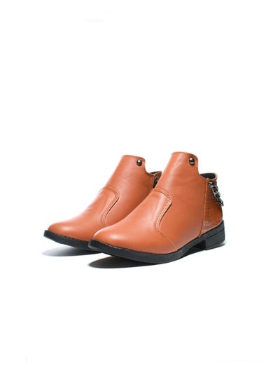 Buy Elastic leather ankle boot for women - HAVAN in Egypt