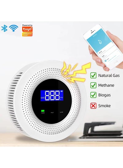 Buy Tuya WiFi Natural Gas Leak Detector LPG Leakage Sensor in Saudi Arabia