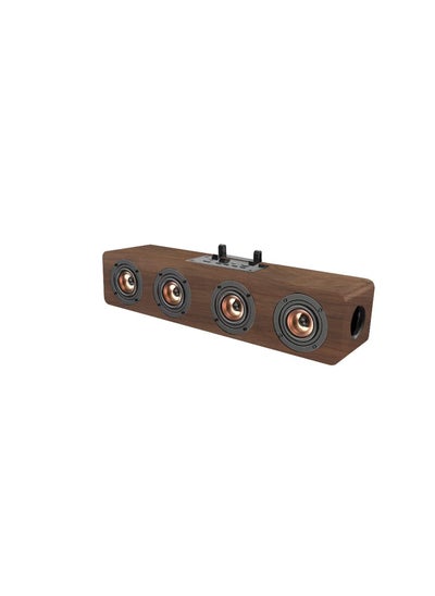 Buy Brown Wood Roar Sound-Bar, LM-BT1024FM in UAE