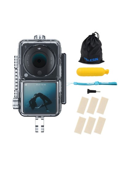 اشتري TELESIN Waterproof Case Diving Combo for DJI Action 2 في الامارات