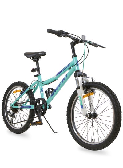 اشتري Spartan 20" Azure Mountain Bike - MTB Mountain Bike with Shimano Shifter, Alloy Brakes & Rims - Durable Frame for Trail Riding - Sleek Design for Outdoor Adventures في الامارات