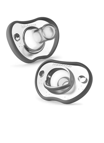 Buy baby Pacifiers 0-3 Month Grey in UAE