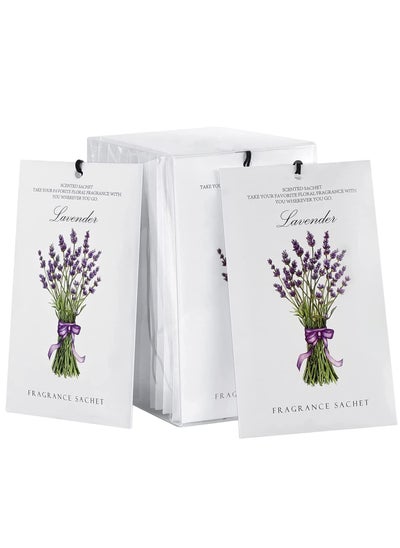 Buy Lavender Sachet 1Box 12Pcs Scented Sachets Air Freshener for Drawer and Closet Long Lasting Sachets Bags Drawer deodorizers Fresh Scents Home Fragrance Sachet for Lover Home Car Fragrance Product in UAE