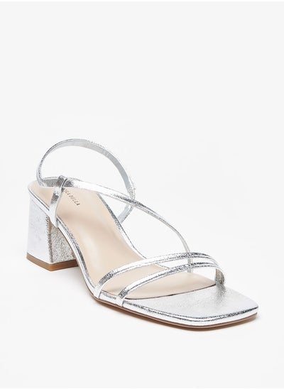 اشتري Women'S Solid Slingback Sandals With Block Heels في الامارات