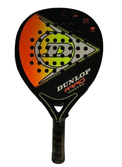Buy Dunlop Sports Rapid Power 3.0 Padel Racket, Black/Green/Orange in UAE
