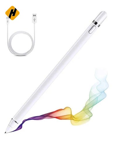 Buy Active Stylus Pen Palm Rejection for Precise Writing/Drawing Compatible with Apple iPad in UAE