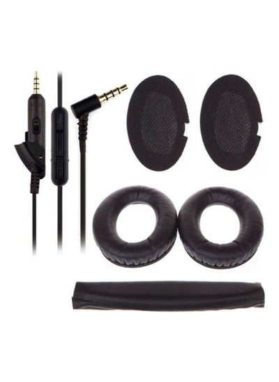 Buy Ear Pads Cushion for Bose QuietComfort QC15 QC2 Black in Saudi Arabia