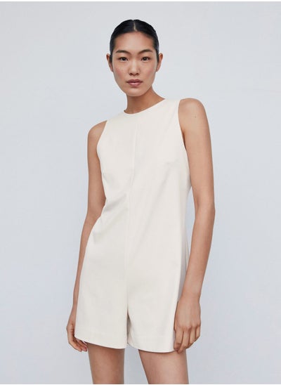 اشتري Mock Neck Playsuit في الامارات