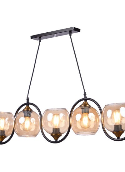 Buy oryel 5 lamp black modern ceiling lamp in Egypt