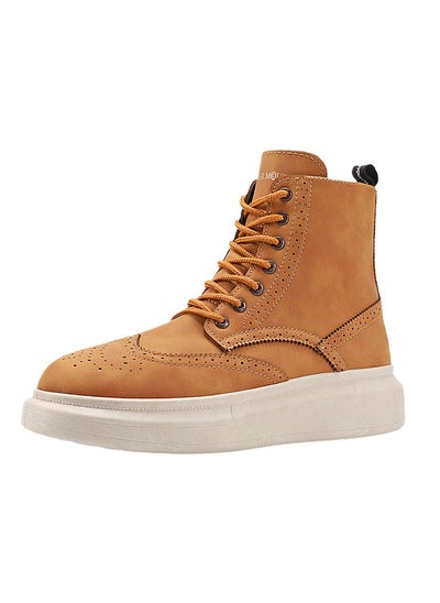 اشتري Men's Outdoor Fashion High Top Casual Boots في الامارات