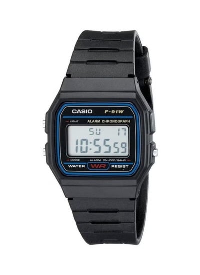 Buy Men's Classic Digital Casio Watch F91W - 35 mm - Black in Saudi Arabia