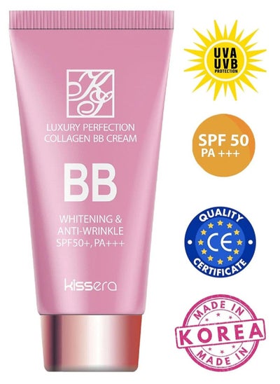 اشتري منتج كوري LUXURY PERFECTION COLLAGEN BB CREAM - كريم تبييض ومضاد للتجاعيد (SPF50+ PA+++) 50 مل في الامارات