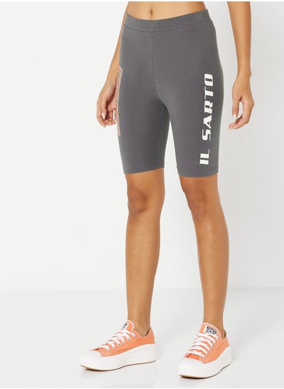 Buy Wave Graphic Cycling Shorts in Saudi Arabia