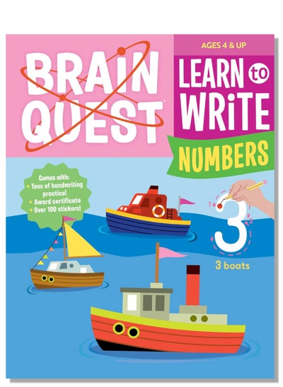 Buy Brain Quest Learn to Write: Numbers in UAE