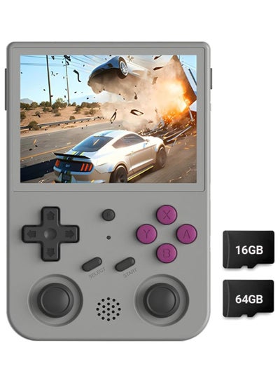 Buy Wireless Handheld Game Console, G353V 3.5-Inch Portable Retro Game Console 16G+64G Built-in 15000 Games with Double System Arcade Game Console for Kids Adults. in Saudi Arabia
