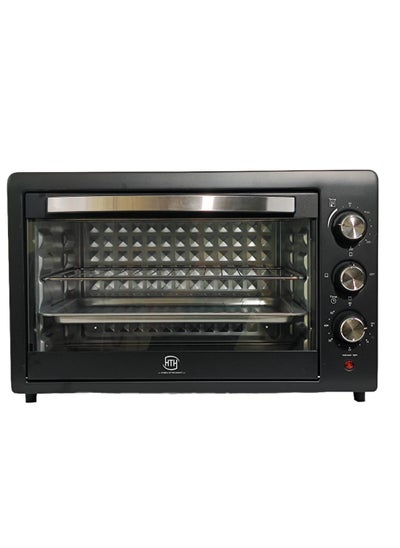 Buy Multifunction 48L Capacity 2200W Household Electric Oven 90-250°C Adjustable Temperature Heating Selector with 60 Minutes Timer and Power Indicator Light Convenient Pull Handle Microwave Oven 58.5x41.5x38.4 cm in UAE