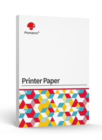 اشتري A4 Thermal Papers for Phomemo M08F HPRT MT800 MT800Q Brother PJ762 PJ763MFi Portable Printer 8.27" x 11.69"200 Sheets Black on White في السعودية