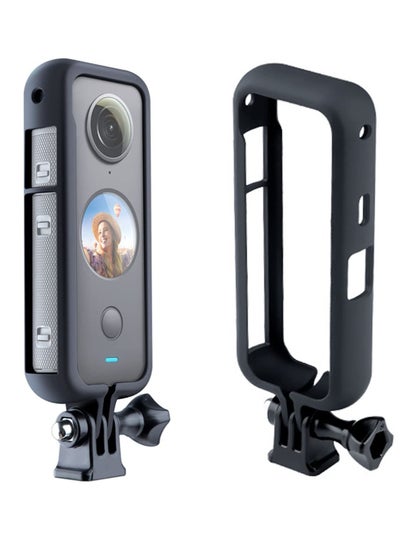 Buy Protective Case for Insta360 One X2 Frame Panoramic Camera Cage Frame Housing Case Action Camera Compatible with Insta360 X2 Rubber Protective Frame in UAE