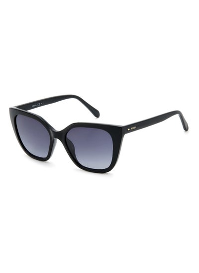 اشتري Women's Uv Protection Square Shape  Sunglasses Fos 3138/G/S Grey 47 - Lens Size: 46.6 Mm - Black في الامارات