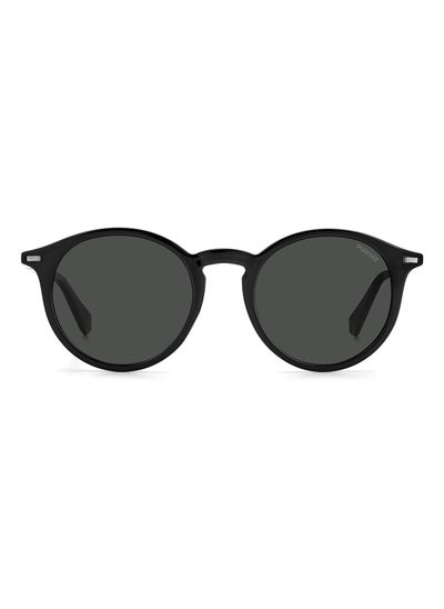 Buy Round / Oval  Sunglasses PLD 2116/S  BLACK 49 in Saudi Arabia