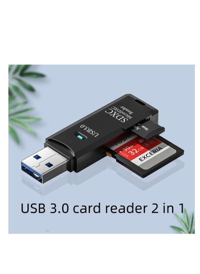 اشتري Card Reader USB3.0 High Speed ​​Multi-function All-in-one SD Memory Card TF Memory Card Converter في السعودية