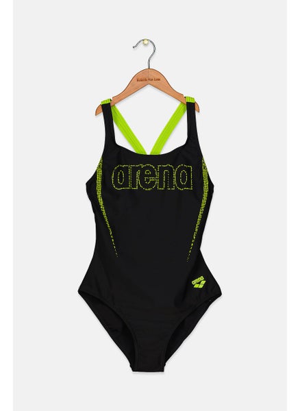 Buy Women Sleeveless Brand Logo One Piece, Black Combo in Saudi Arabia