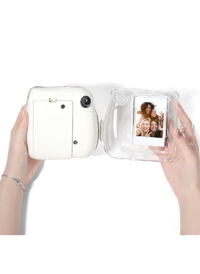 Buy Fintie Protective Clear Case for Fujifilm Instax Mini 7+ Crystal Hard Shell Cover in Saudi Arabia