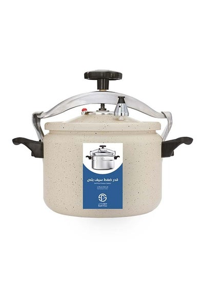 Buy Saif Plus Aluminium Granite Pressure Cooker Beige 5/7/9/11/15 in Saudi Arabia