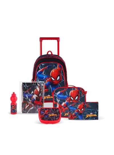 اشتري Marvel Spiderman Web Sling Time V2 6In1 Trolley Box Set 16 في الامارات