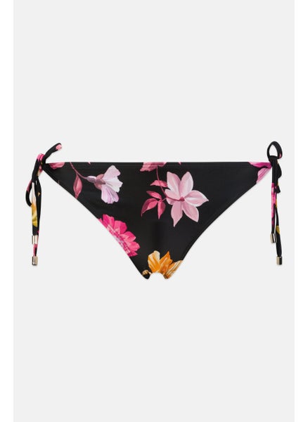 Buy Women Floral Bikini Bottom, Black/Combo in UAE