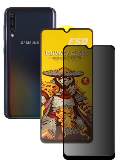 Buy Tempered Dustproof Privacy Glass Screen Protector Compatible For Samsung Galaxy A50 in UAE