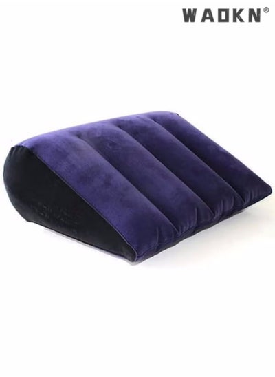 Buy Inflatable Wedge Pillow,Positions Pillow, Inflatable Pillow, Portable Cushion, Body Pillow Lightweight for Sleeping, Leg Elevation, Use in Bed, Sofa, Chair,Travel, Camping, Fast Inflating Deflation in UAE