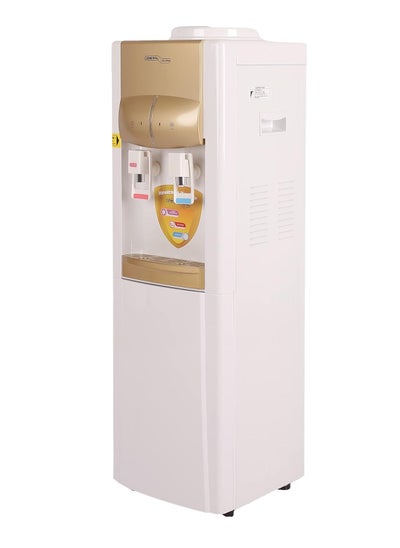 Buy General Goldin Floor Standing 3 Lt  Top Loading Water Dispenser | 2 Temperature Settings from Hot, and Cold Water, High-Efficiency Compressor Cooling System with Child Safety Lock, White in Saudi Arabia