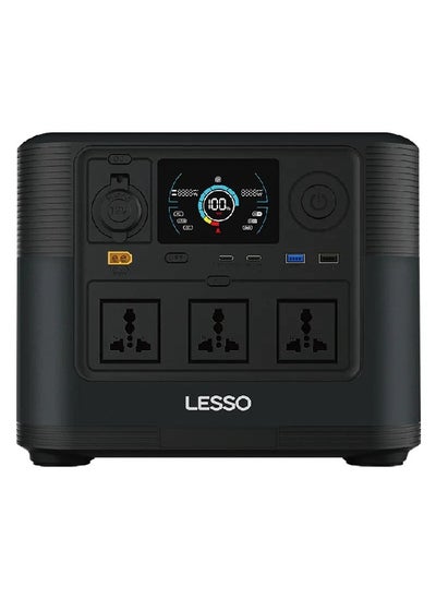 Buy LESSO P10 Portable Energy Storage 1200W High-Power 1008Wh Battery with USB-A, Type-C, AC/DC & Car Port Outputs, Long 2000+ Cycle Life, Compact & Lightweight (10.5kg)PowerStation in UAE