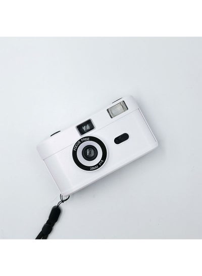 Buy 35MM Film Camera Reusable Film Retro Film Instant Camera White in UAE
