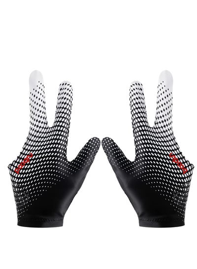 Buy 3 Finger Snooker Gloves, Stretchy Billiards Gloves, Durable Double Stitched, Anti Slip and Breathable Pool Cue Gloves, Durable Snooker Playerss Glove Popular Sizes for Women Men in Saudi Arabia
