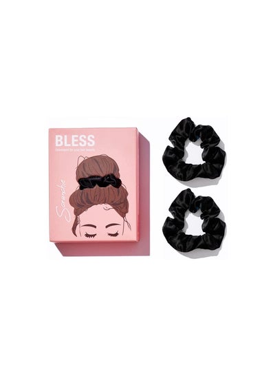 Buy Bless Scrunchies Black ( 2 PCS ) in Egypt