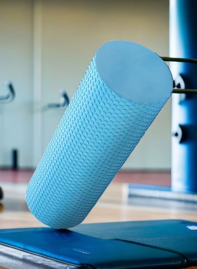Buy Foam Roller Muscle Massage,High Density EVA Foam Roller,Sports Foam Sports Recovery with Deep Tissue Muscle Tension Relief and Circulation Increase Portable Lightweight Self Massager for Gym and Yoga in Saudi Arabia