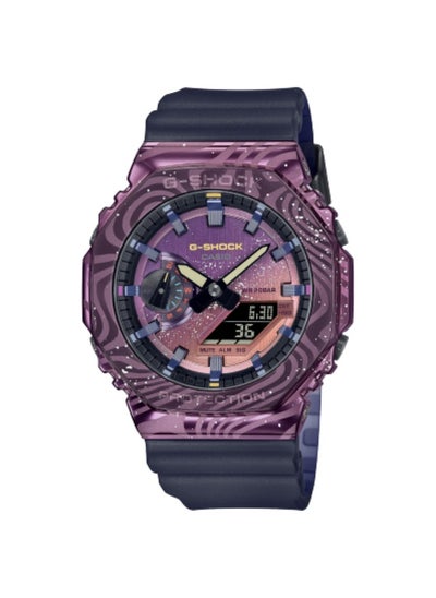 Buy Casio G-shock Limited Milky Way Edition Men's Watch GM-2100MWG-1A octagonal bezel in purple ion-plated metal with a laser-printed galaxy motif in UAE