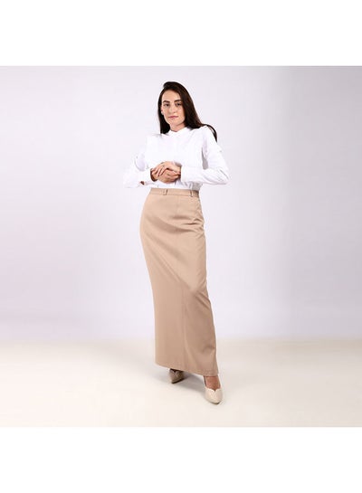 اشتري ESLA Basic Tr  Skirt  Beige في مصر