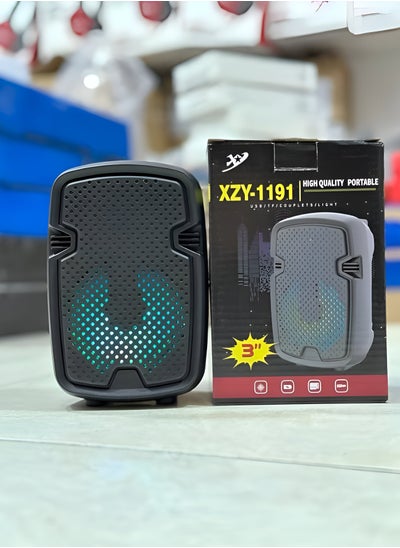 Buy High Performance  Portable Speaker - Wireless Bluetooth Connection - Music Speaker XZY-1191  - Bluetooth Technology - Black in Egypt