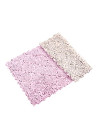 Buy Anti-Grease Magic Dishcloth Wiping Hand Towel Purple in Saudi Arabia