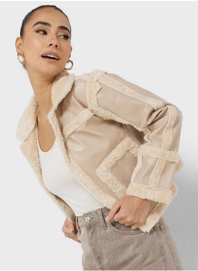 Buy Borg Detail Jacket in UAE