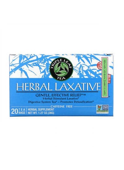 Buy Triple Leaf Tea, Herbal Laxative, 20 Tea Bags, 1.27 oz (36 g) in UAE