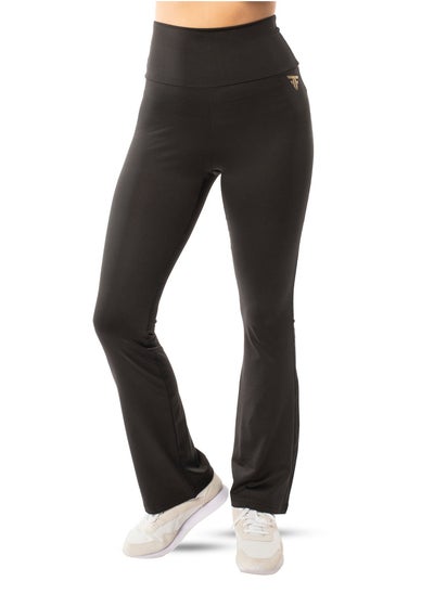 Buy Black yoga flare pants in Egypt