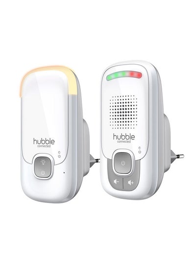Buy Listen Glow Audio Baby Monitor with Long Range DECT Wireless Connectivity, Night Light, Intercom, Volume Control and High Sensitivity Microphone in Saudi Arabia