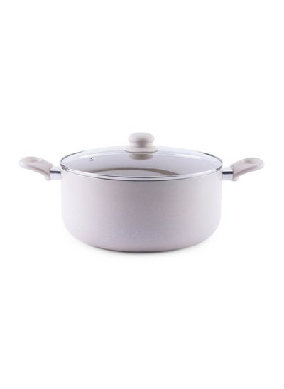 Buy Wilson Cooking Pot With Lid Dia24cm - Cream in UAE