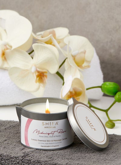 Buy Rose Otto, Peony & Oud Massage Candle in UAE