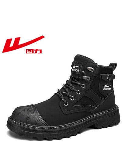 اشتري Men's High Top Outdoor Waterproof Casual Shoes Martin Boots في السعودية