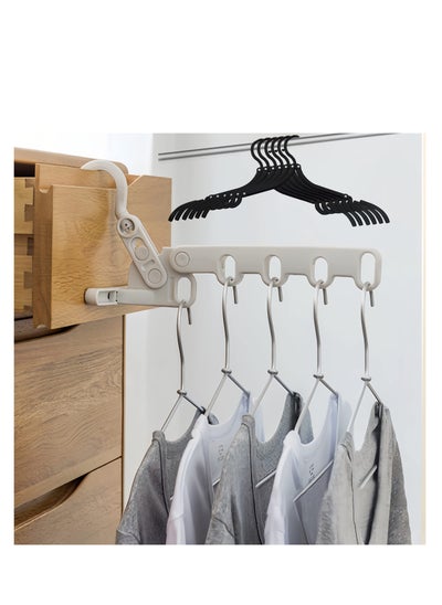 Buy Portable Folding Clothes Drying Rack for Outdoor Travel and Laundry Room Use Ideal for Camping Hotels and Student Apartments in UAE